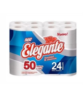PAPEL HIGIENICO ELEGANTE 4x80 MTS