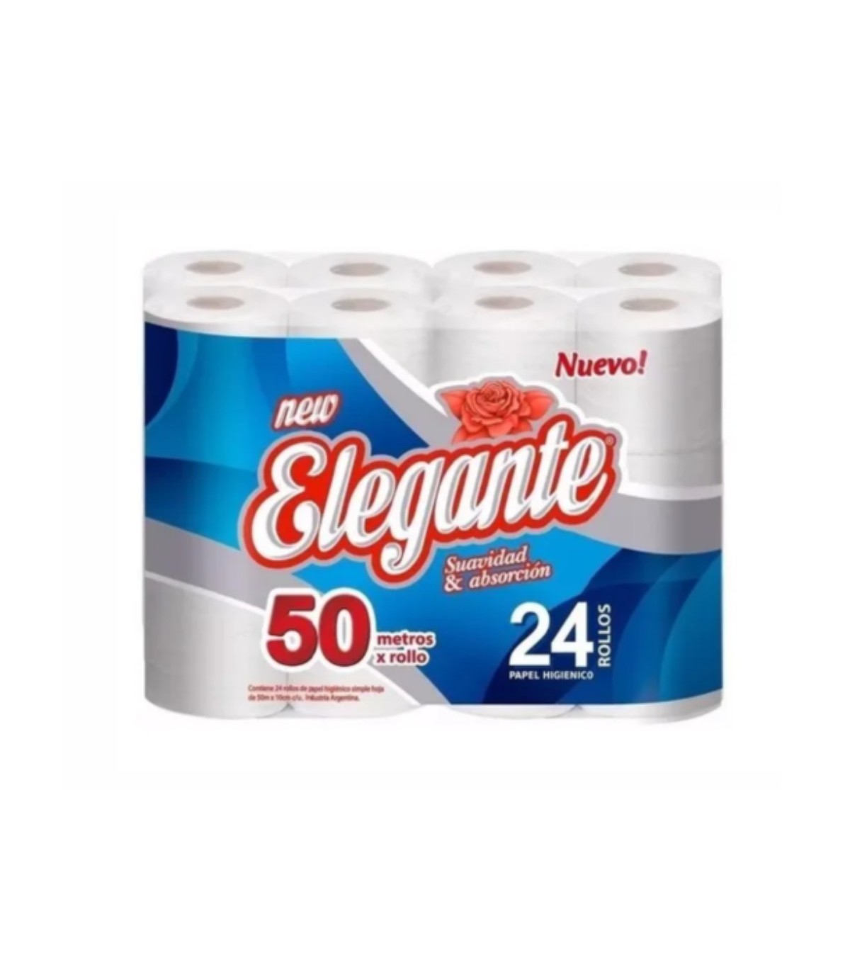 PAPEL HIGIENICO ELEGANTE 4x80 MTS